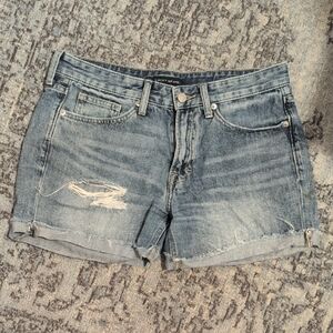 Lucky Brand Women's Distressed Blue Jean Shorts